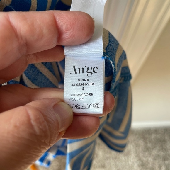 Anna Kay Geometric Print Flounce Hem Minna Dress - Picture 8 of 13